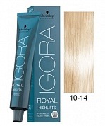 Экстрасветлый блондин сандрэ бежевый  - Schwarzkopf Igora Royal Highlifts Hair Color 10-14  10-14