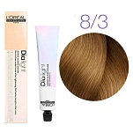 Краска для волос - L'Оreal Professionnel Dia Light 8.3 (Светлый блондин золотистый)