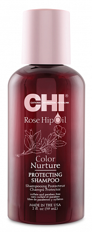Шампунь поддержание цвета с маслом дикой розы - CHI Rose Hip Oil Protecting Shampoo  