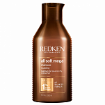 Шампунь с питательным комплексом суперфудов для очень сухих и ломких волос - Redken All Soft Mega Shampoo 