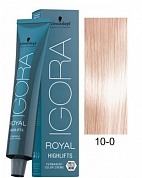 Экстрасветлый блондин натуральный - Schwarzkopf Igora Royal Highlifts Hair Color 10-0 