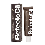 Краска для бровей и ресниц - RefectoCil №3 natural brown (коричневый) 
