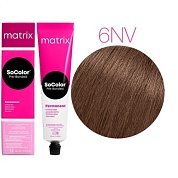 Перманентный краситель - Matrix SoColor Pre-Bonded 6NV (Темный блондин натуральный перламутровый)